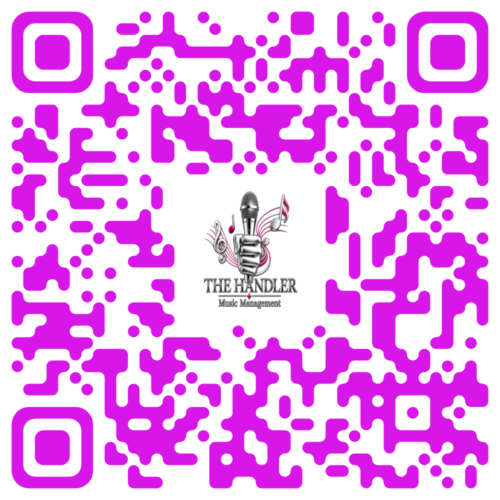 Scan to visit The Handler Music Management website